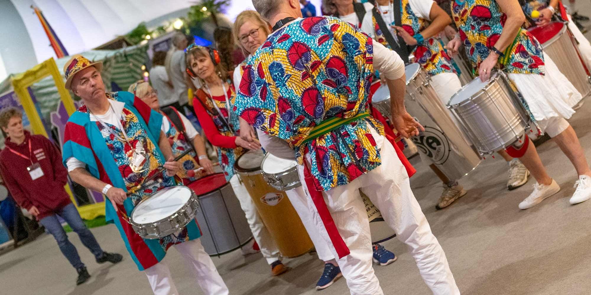 Drummers performing at 3Generate